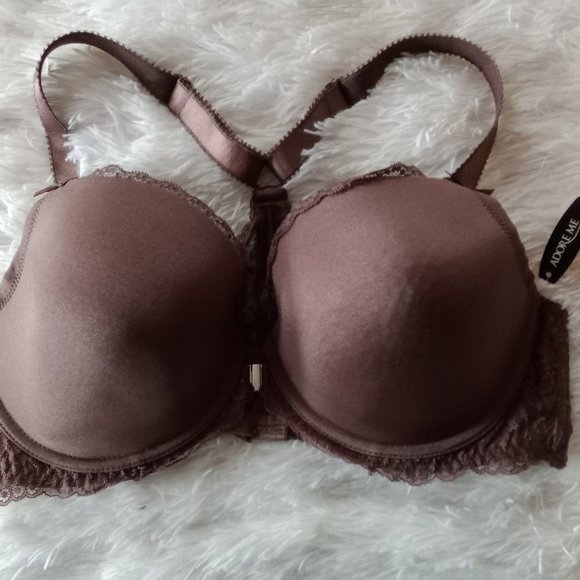 Adore Me Front-Closure Racerback bra size 40DD NWT - Picture 1 of 3